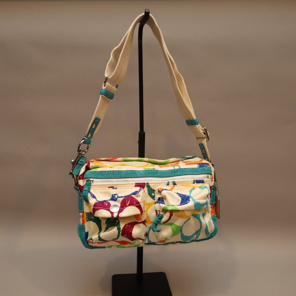 Coach 2008 Scribble Signature Swing Bag